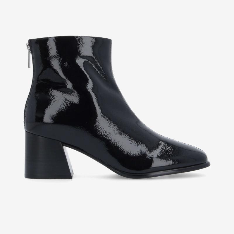 SKARA BOOTS W - WRINKLED PATENT - NOIR